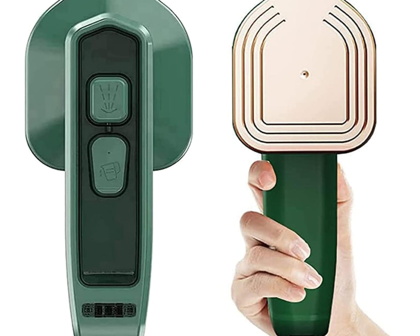 Mini Steamer & Iron: 2-in-1 Portable Travel Friendly