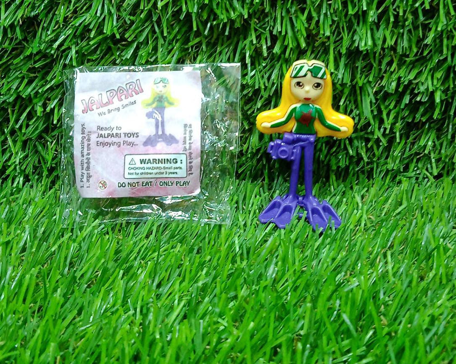 Multi-colored mermaid doll toy