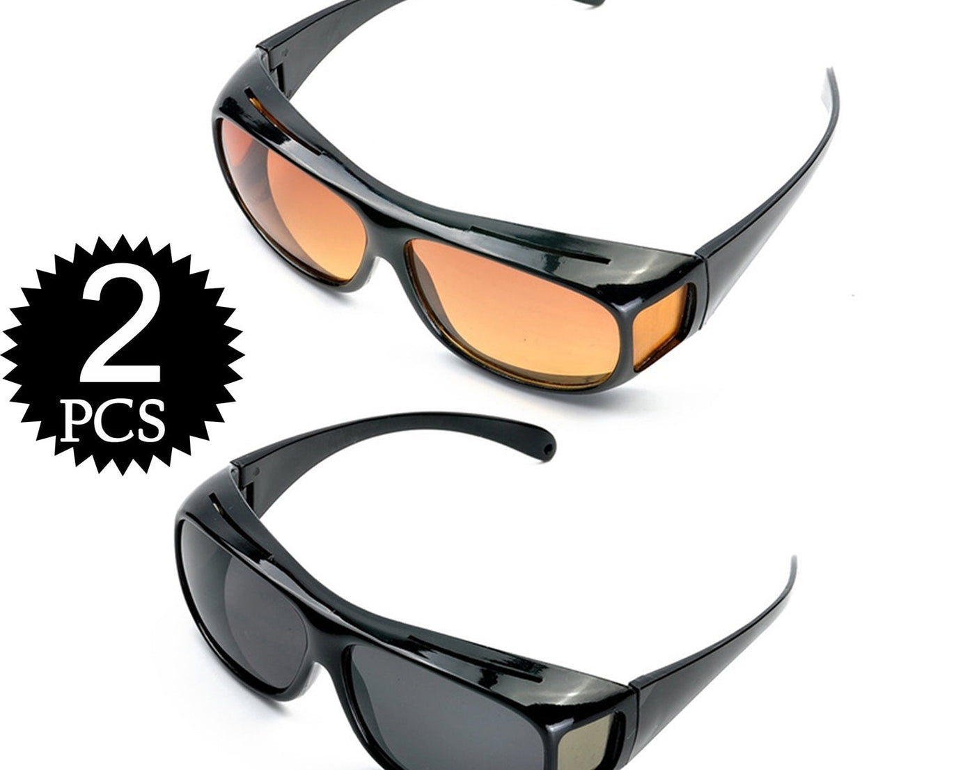 Anti-glare driving glasses designed for night use