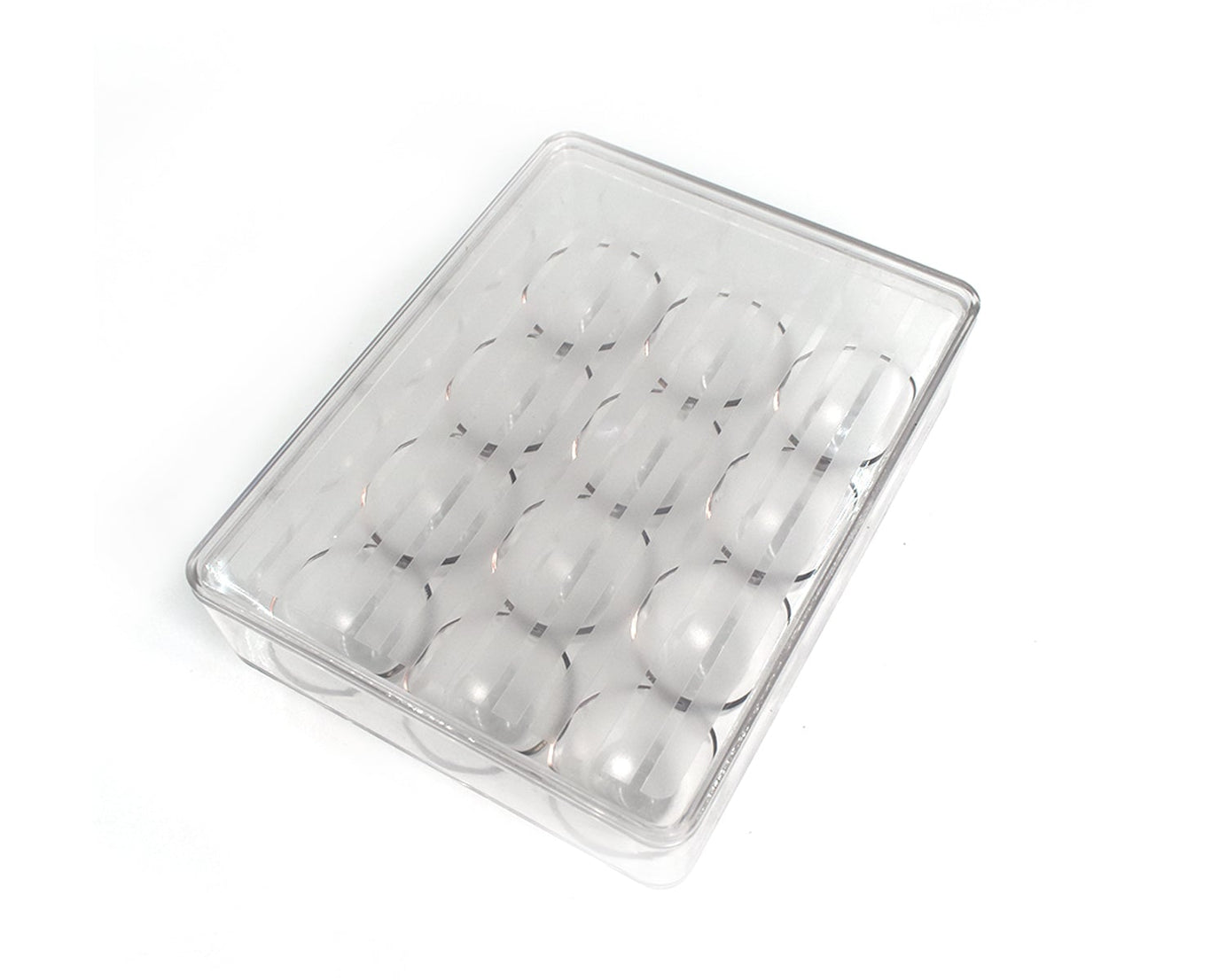 Box for holding and placing 12 eggs