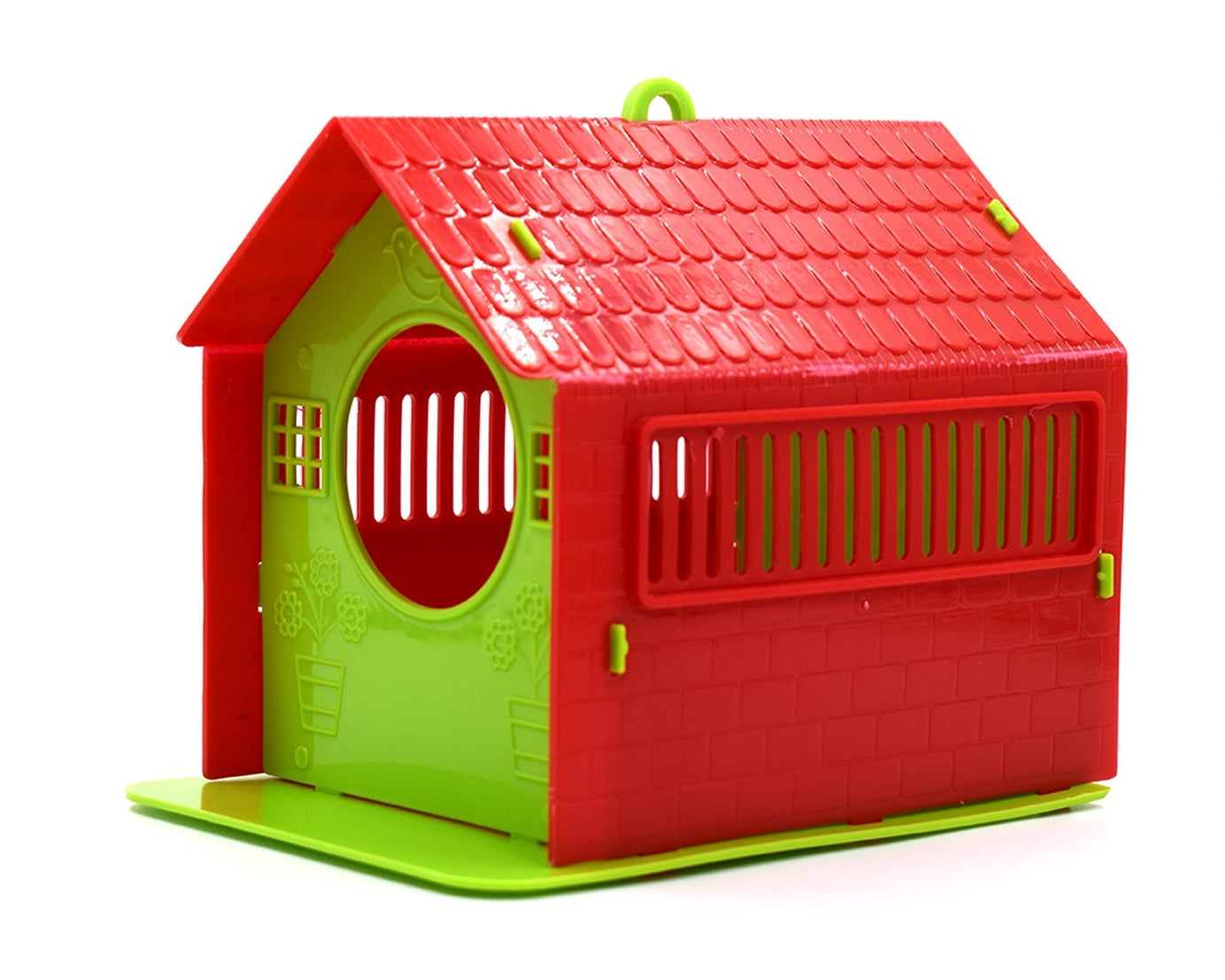 Cozy wooden birdhouse for small birds