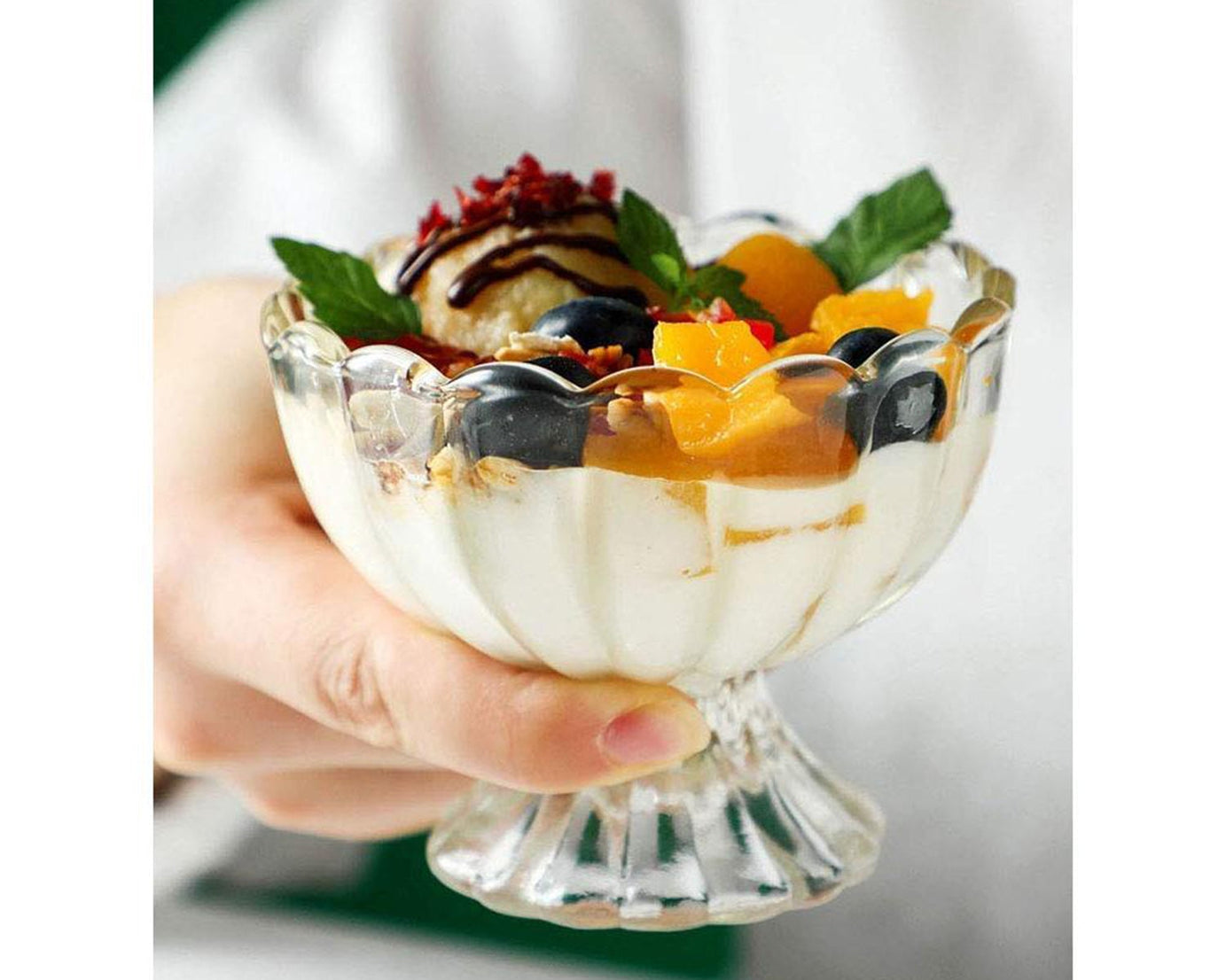 Serving Dessert Bowl Ice Cream Salad Fruit Bowl - 6pcs Serving Dessert Bowl Ice Cream Salad Fruit Bowl - 6pcs