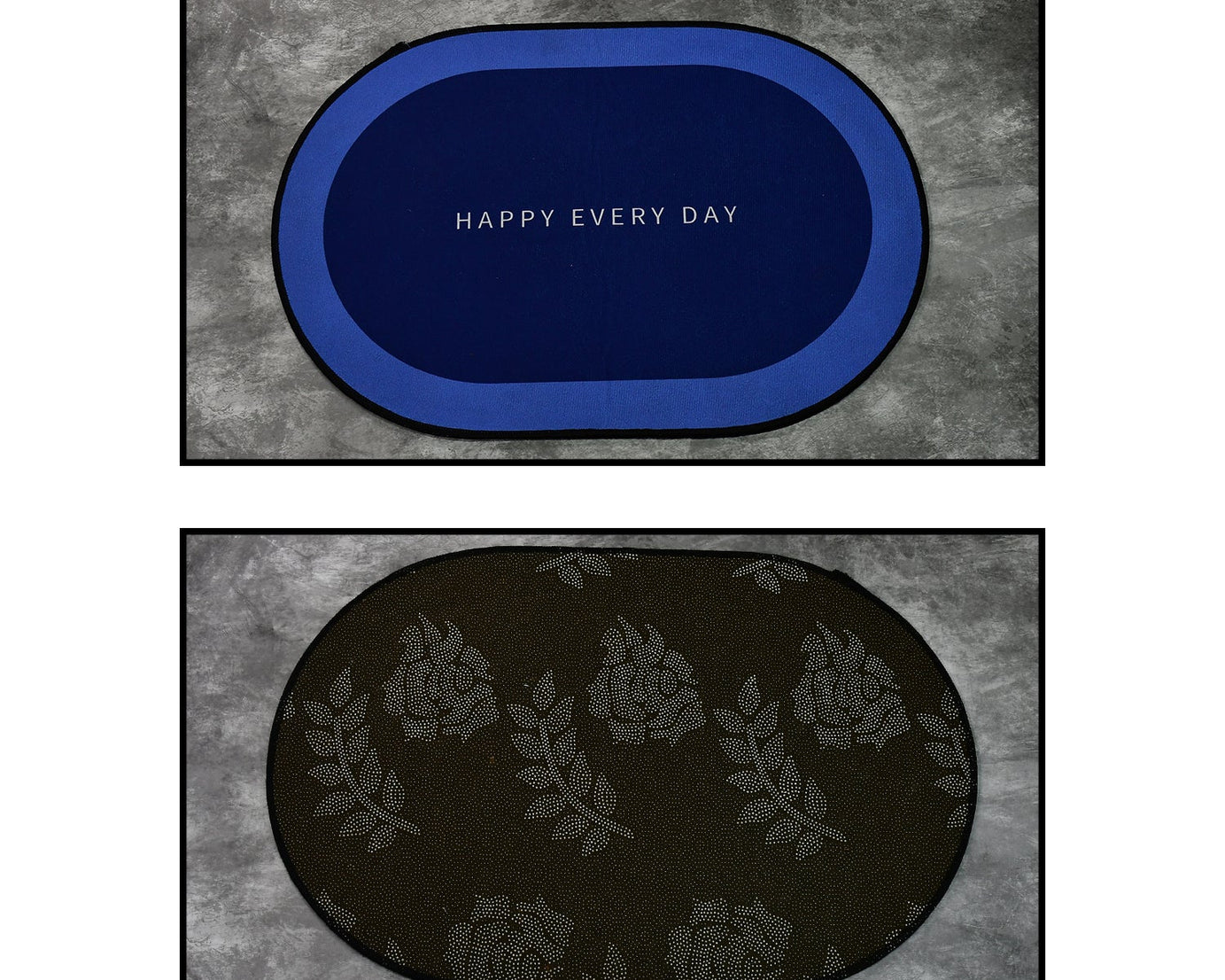 Quick-dry floor mat, soft and slip-resistant for bathroom