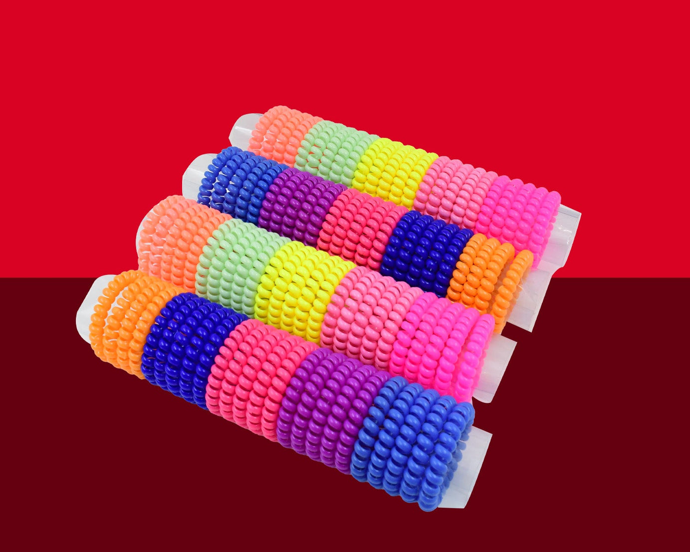 Telephone Wire Hair bands Pack of 100 Pcs