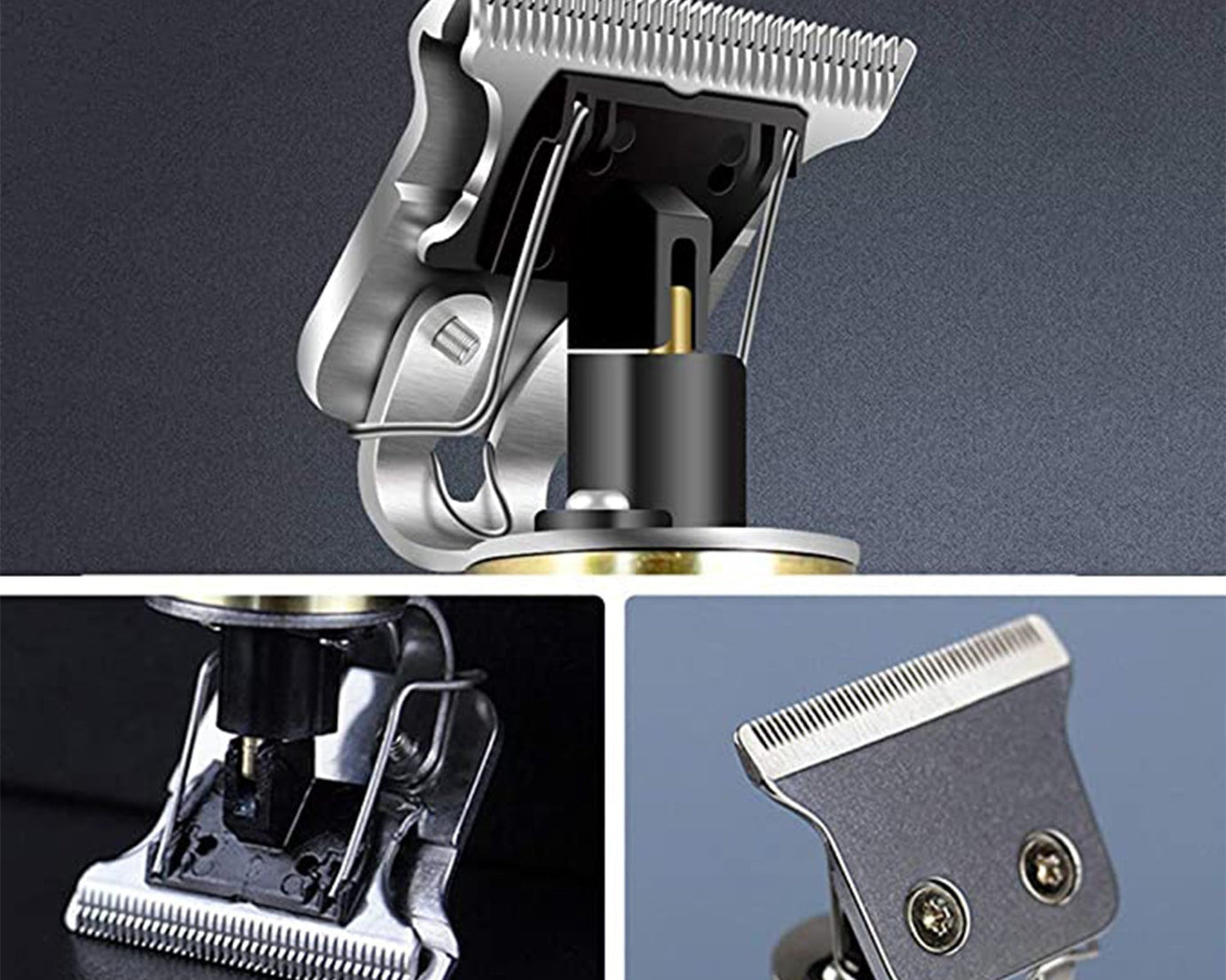 Professional hair clipper with multiple blade settings