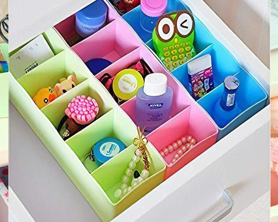 Efficient storage box for organizing socks and small accessories.