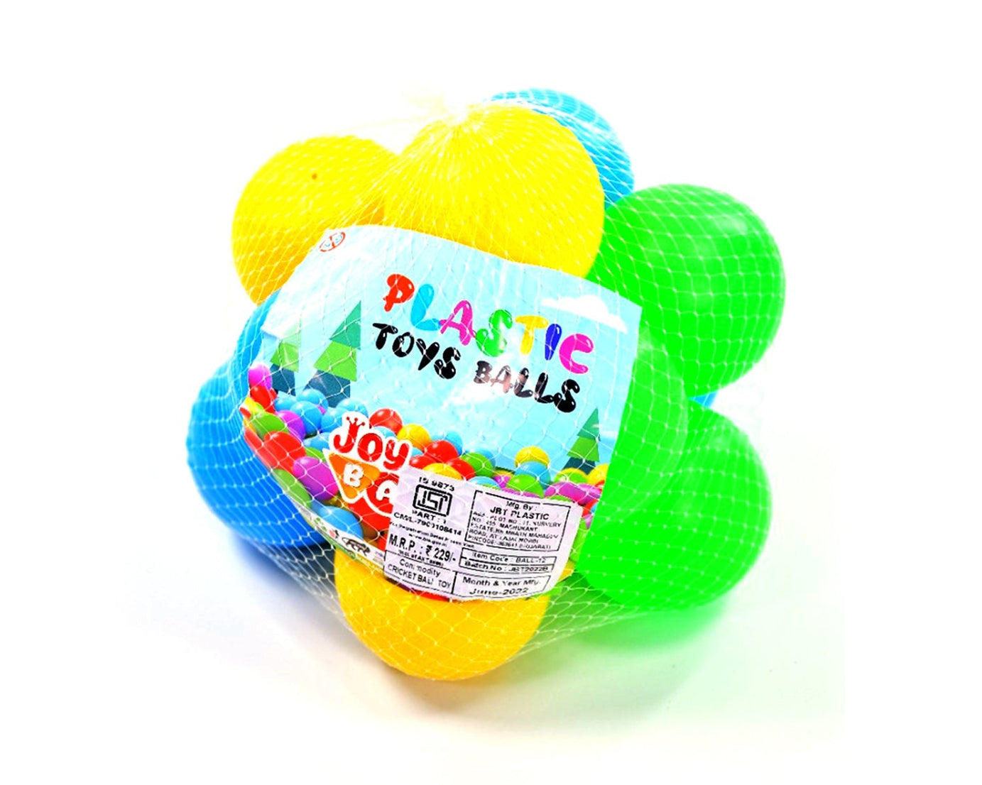 Safe and colorful balls for kids' playtime.