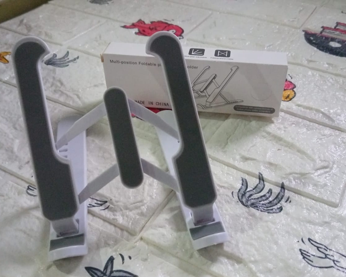 ADJUSTABLE TABLET STAND HOLDER WITH BUILT-IN FOLDABLE LEGS AND HIGH QUALITY FIBRE