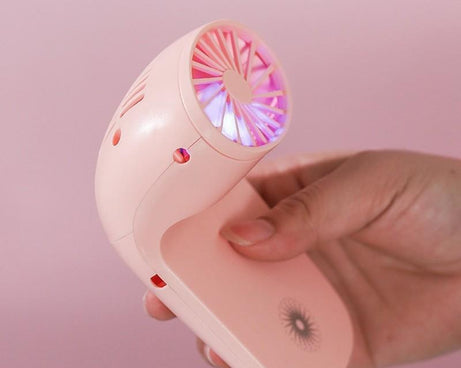 Portable Mobile Phone Holder Fan  Personal Fan Multi- Function Fan Handheld Charging Fan (Battery Not Include)