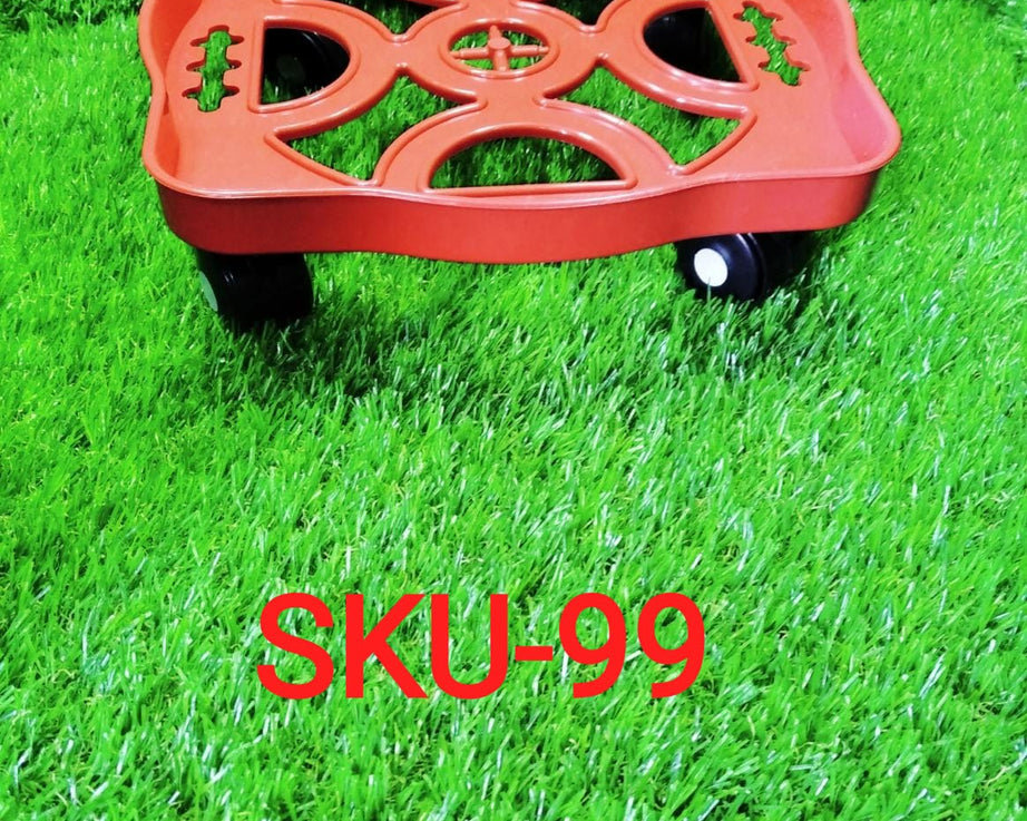 Square trolley for gas cylinder