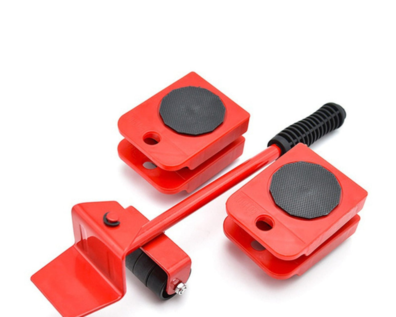 Heavy furniture lifter tool with lifting pads.