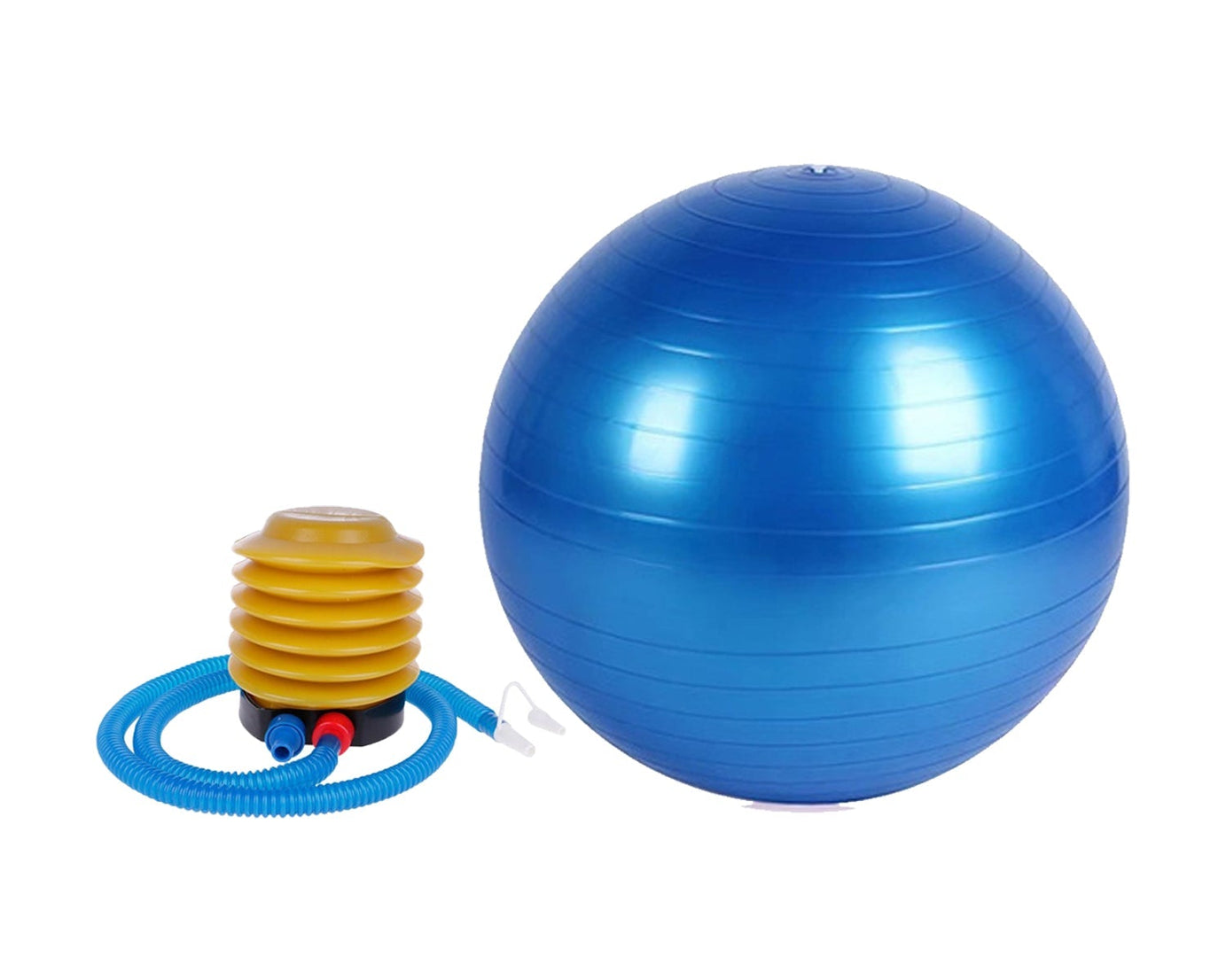 7428 Heavy Duty Gym Ball Non-Slip Stability Ball with Foot Pump for Total Body Fitness 