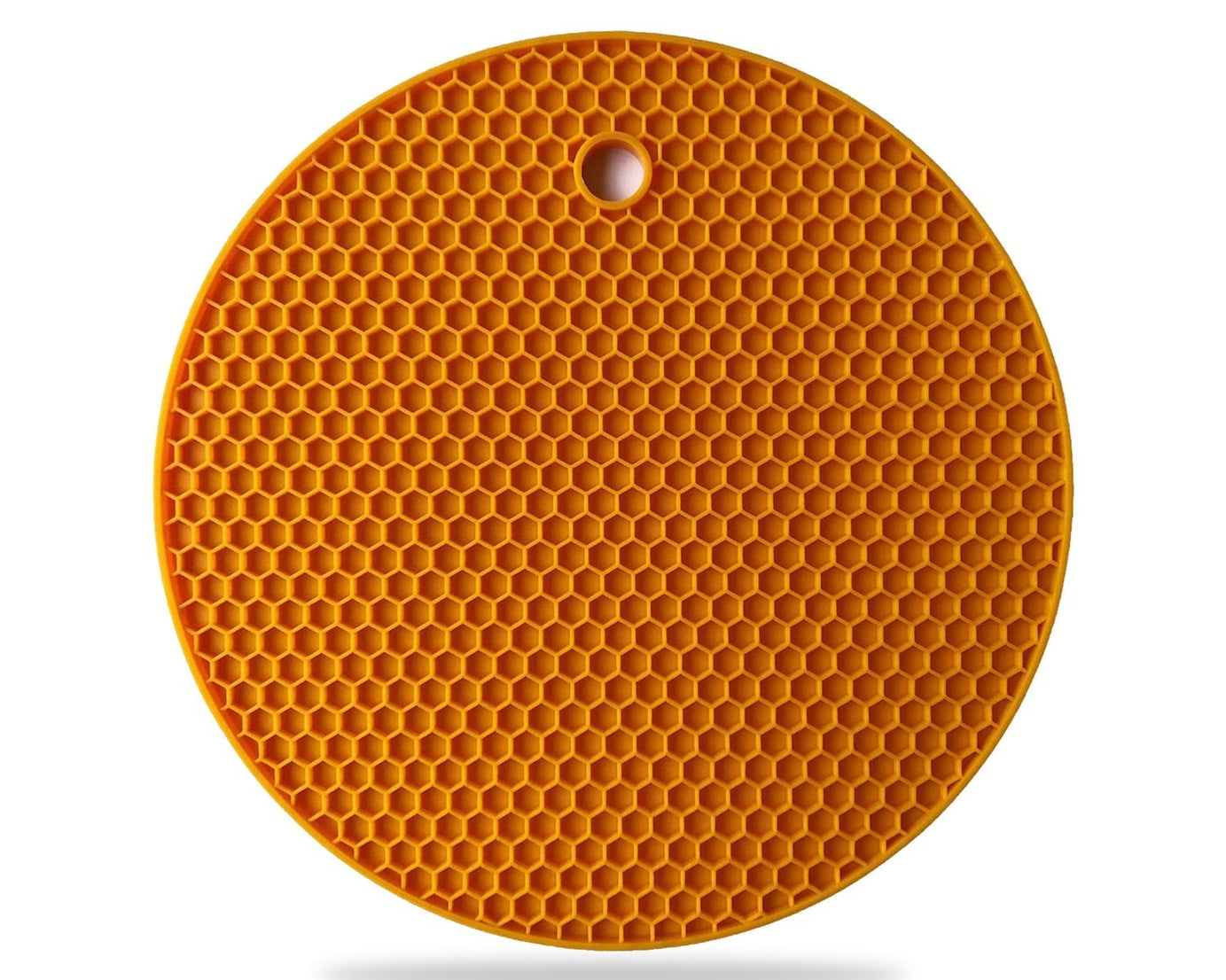 Hot mat made from silicone, showing its ability to handle high temperatures.