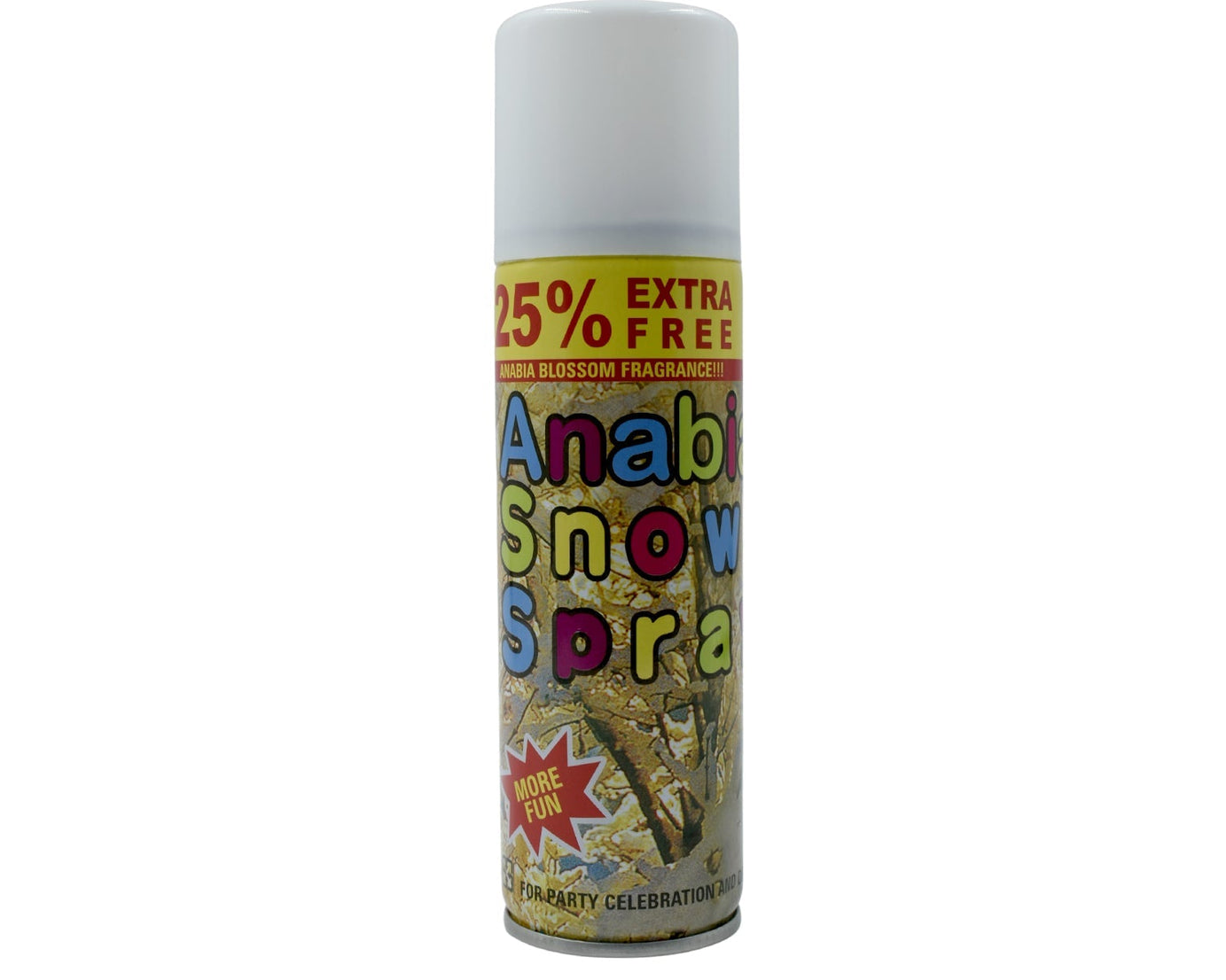 Party snow spray for fun at parties and official gatherings.