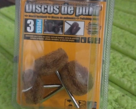 Abrasive Buffing Polishing Wheel Set (3 Pcs)