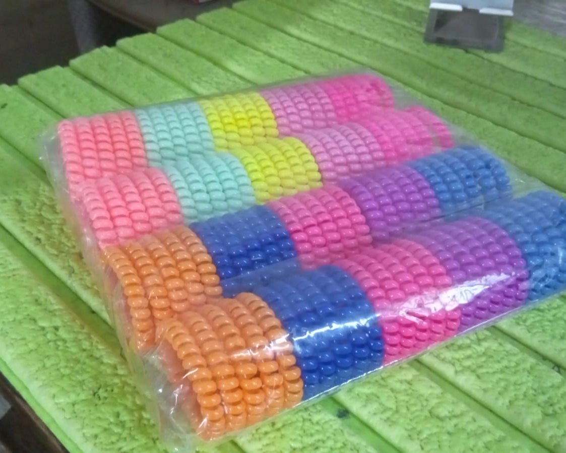 Telephone Wire Hair bands Pack of 100 Pcs