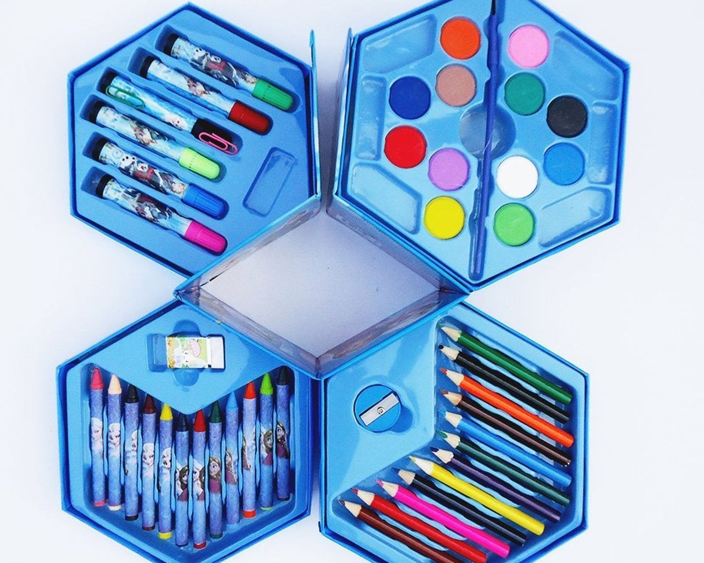 46 pcs art color set with pencils
