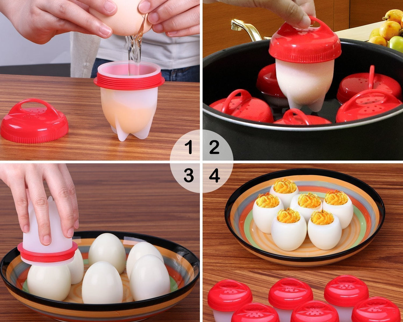 Nonstick Eggs Boiler Cookers Egg Shell