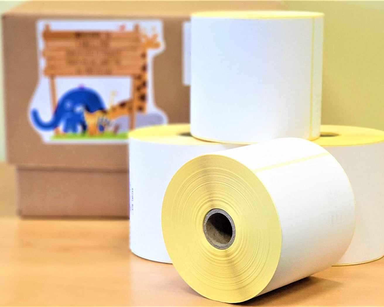 Thermal label roll, 400 labels, 4"x6".