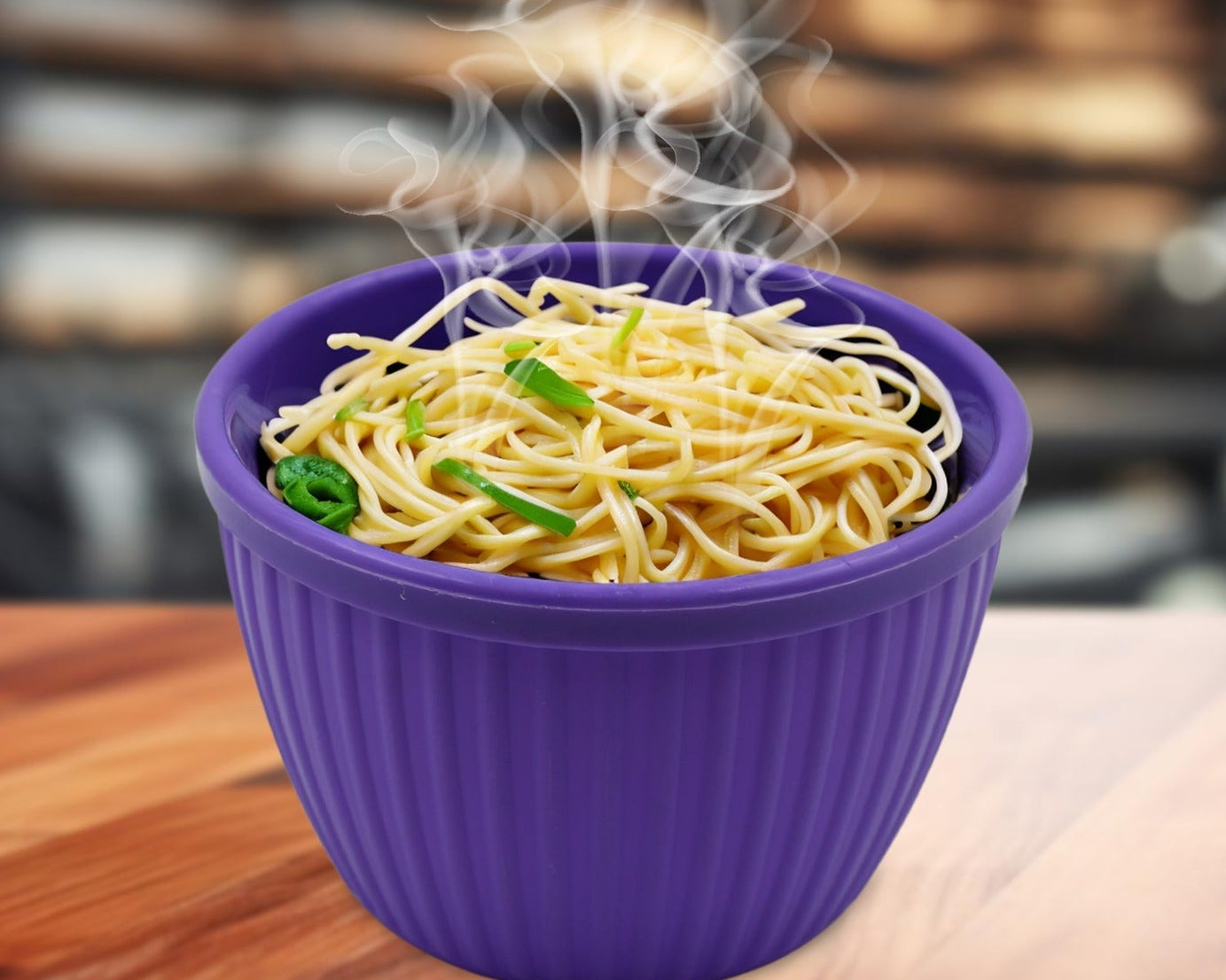 Plastic Round Noodles Maggie Bowl, Soup Bowls for Easy Perfect Breakfast Cereals, Fruits, Beverages, Essentials, Salad, Pasta, Snack Bowl, Microwave Safe, Dishwasher Safe (1 Pc)