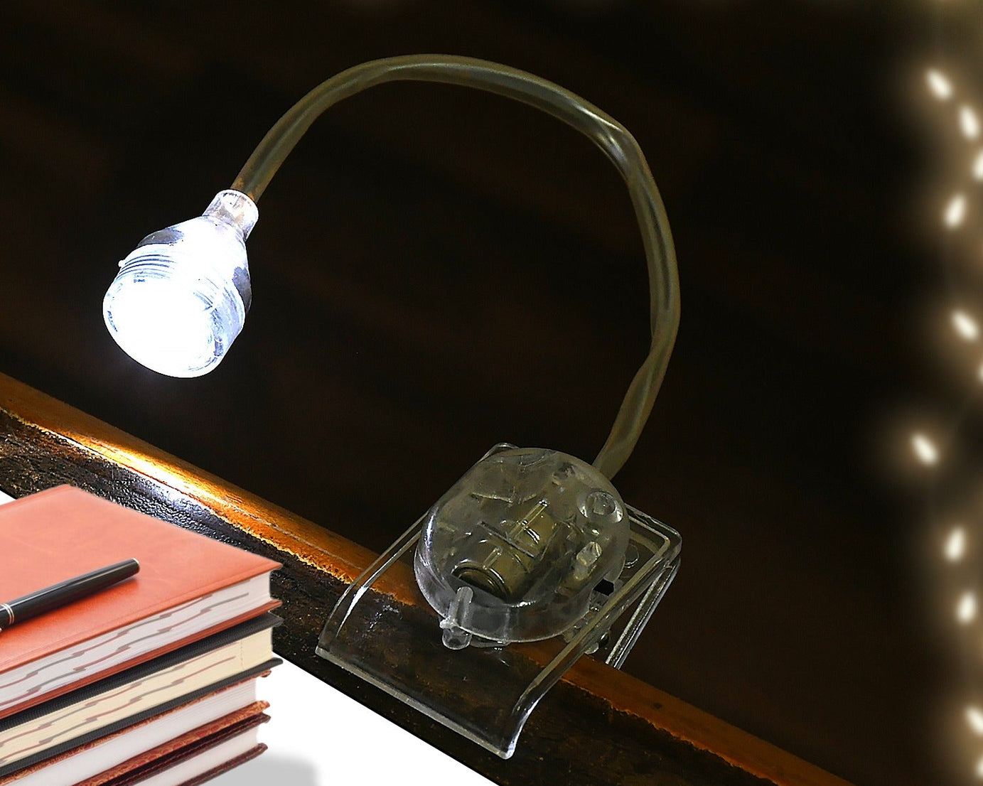7992 Clip light Portable Clip Light Transparent Clip light Outdoor & indoor Use