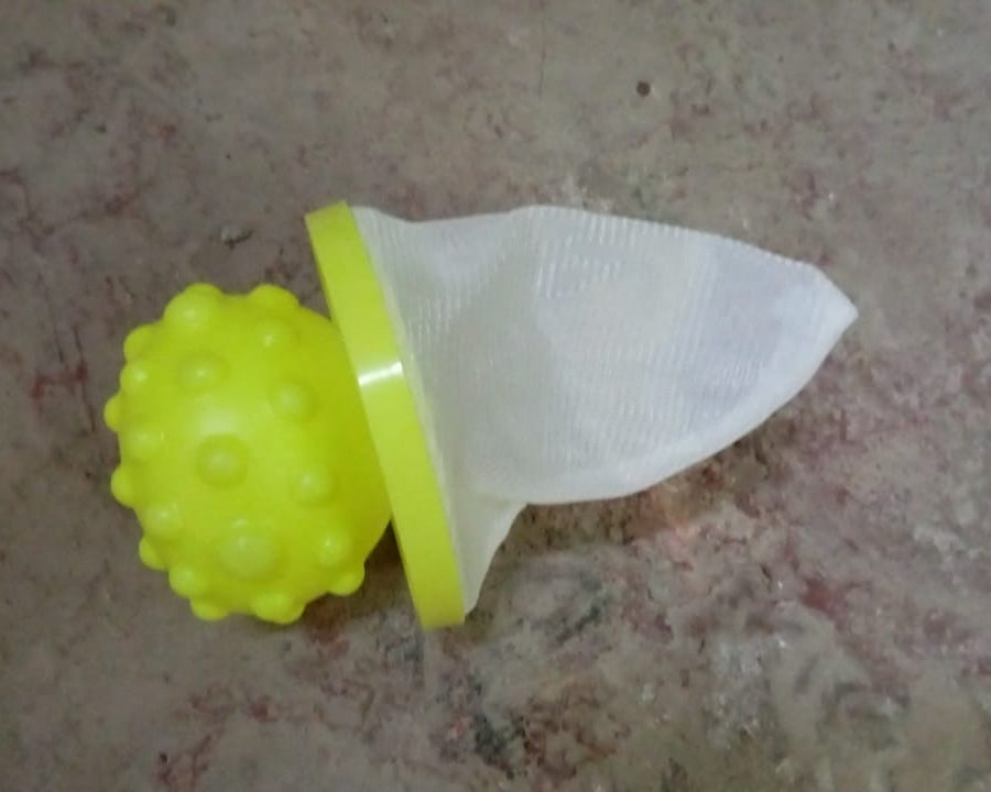 Reusable Washing Machine Floating Cylindrical Shape Lint Mesh Bag ( 1 Pc)