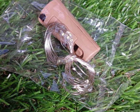 Wine Bottle Cork String Light | Multi LED / 2M Cable Length Copper Wire Battery Operated (White / 1 Pc)