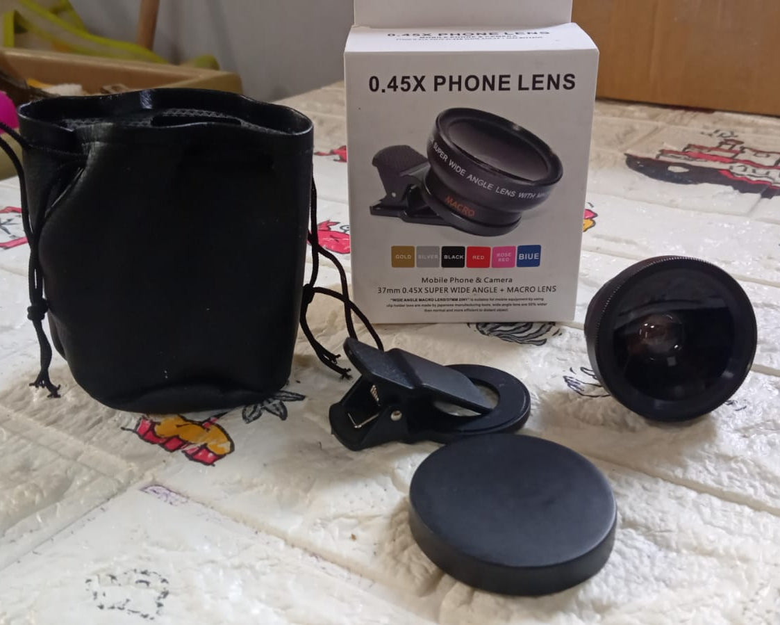 Camera Lens External Phone Lens Phone Camera Lens 0.45X Universal Ultra Wide Angle 12.5X Beauty Function External Lens Camera Accessories for Take Pictures, most Android Smartphone