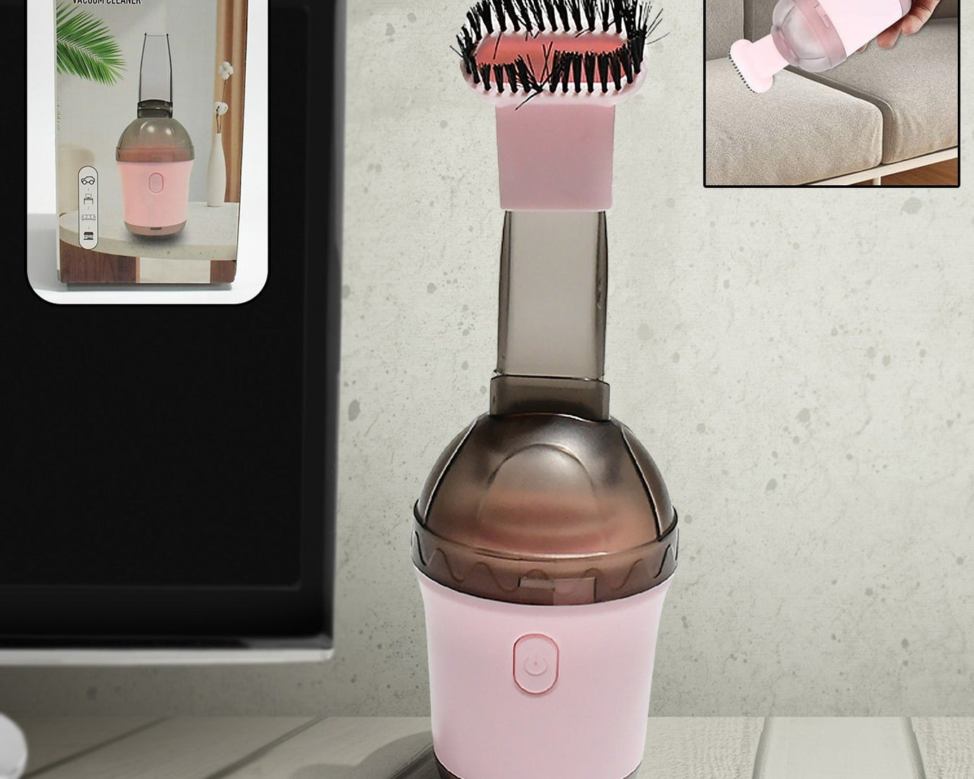 Handheld Vacuum Cleaner, Cordless Desktop Vacuum Cleaner One Button Switch for Office (1 pc)