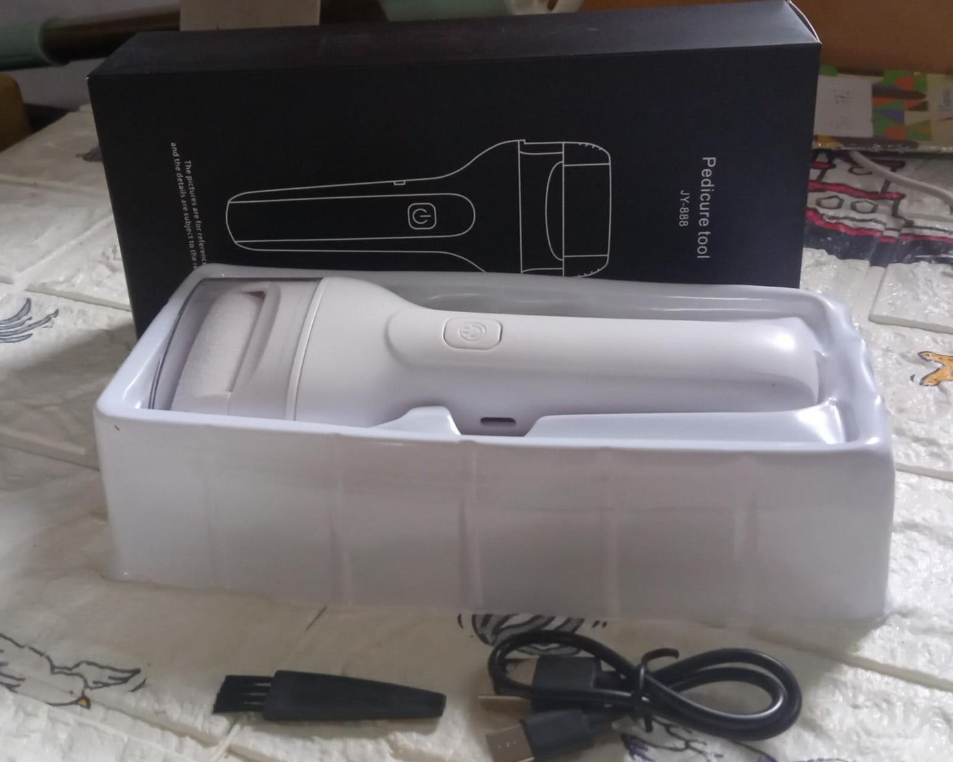 Portable Electric Foot File Heavy Pressure Induction Foot Callus Remover Foot Care Tool Foot Grinder, Rechargeable for Foot Care, Pedicure Device, Callus & Dead Skin Removal