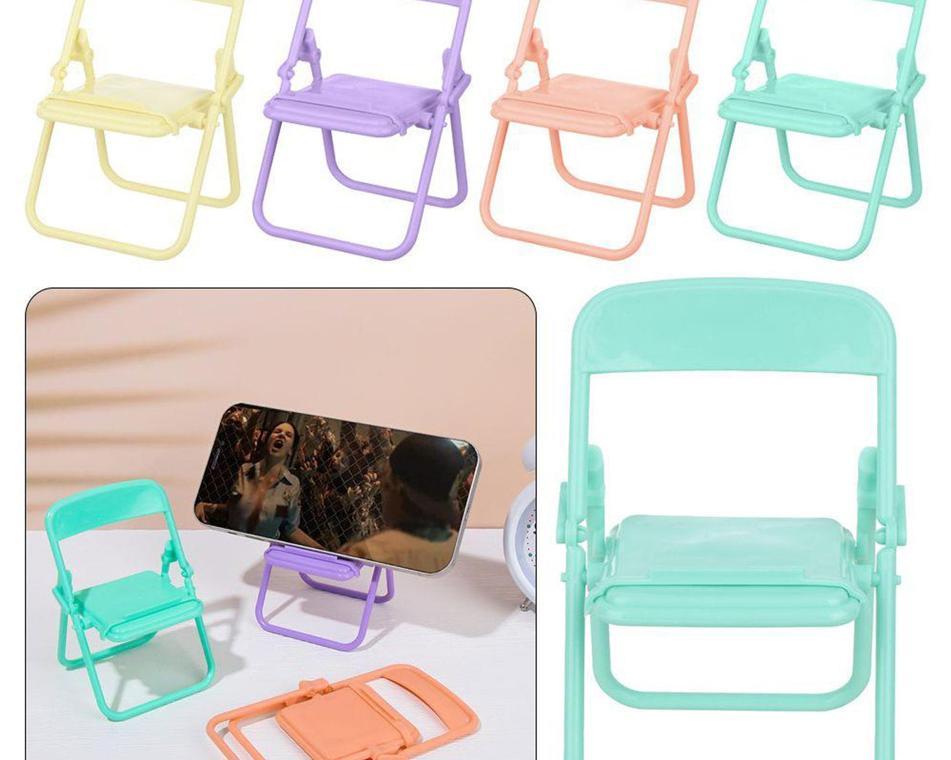 Lightweight mobile holder for easy portability and use.