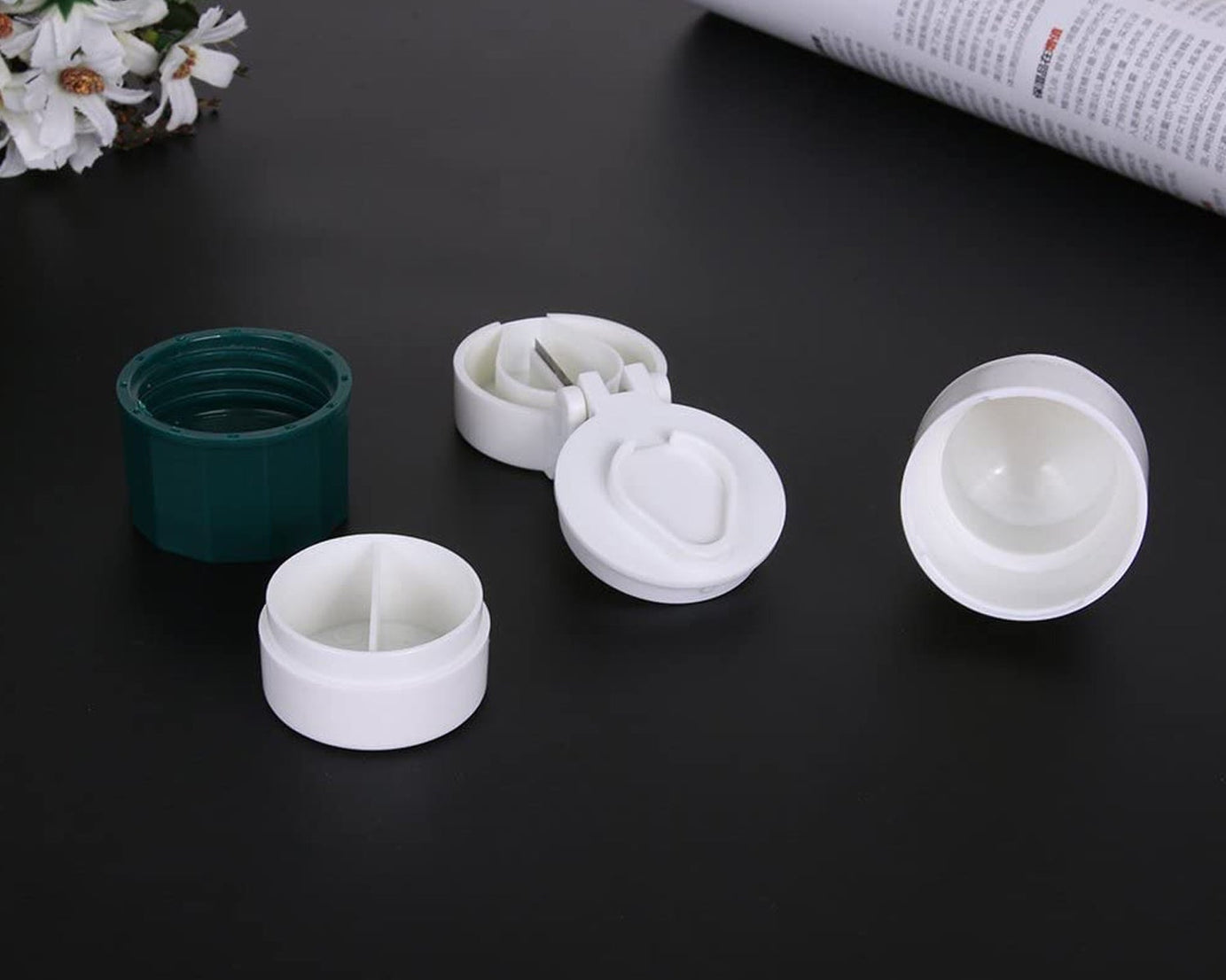 Medication Cutter with Storage