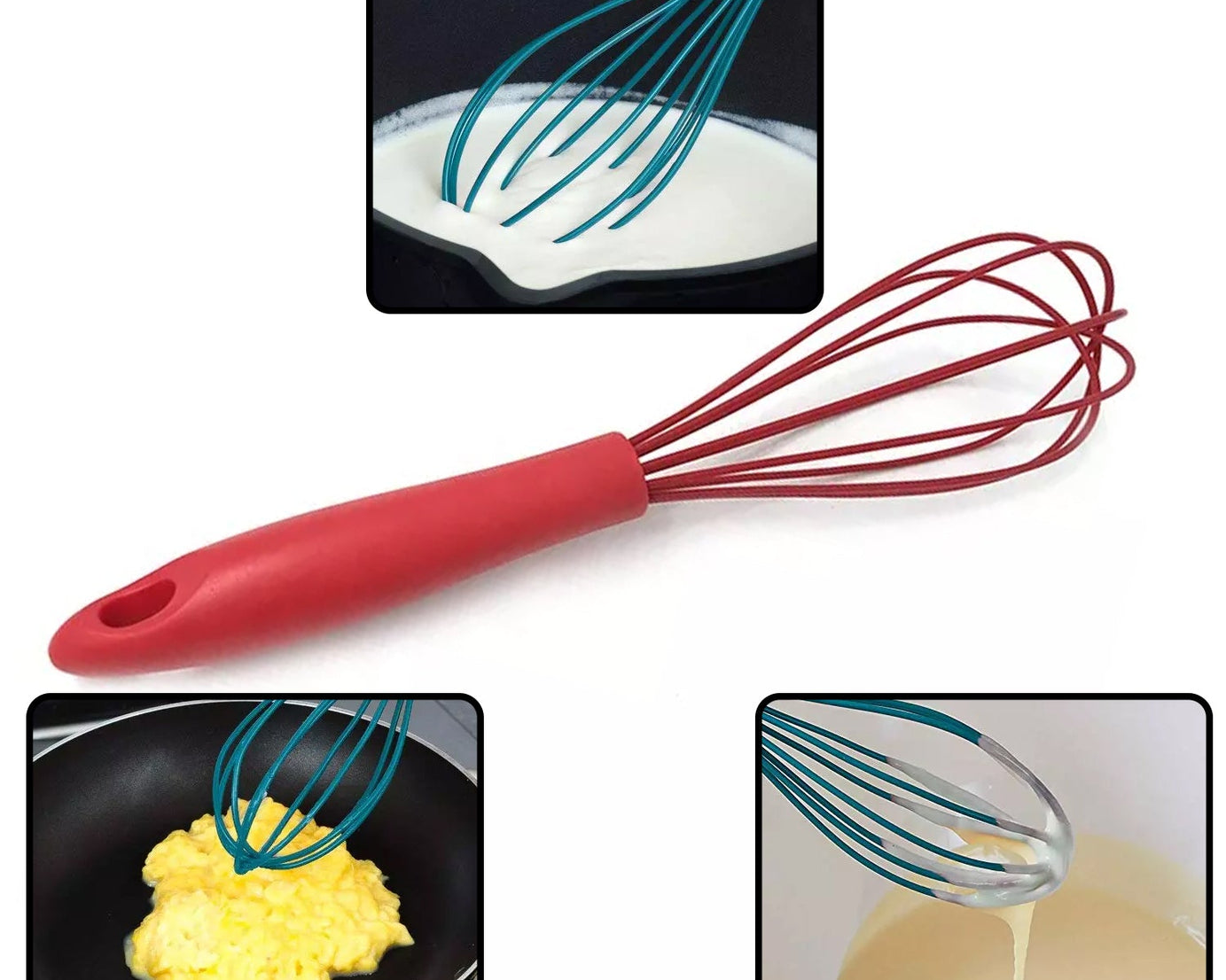 Silicone whisk for baking
