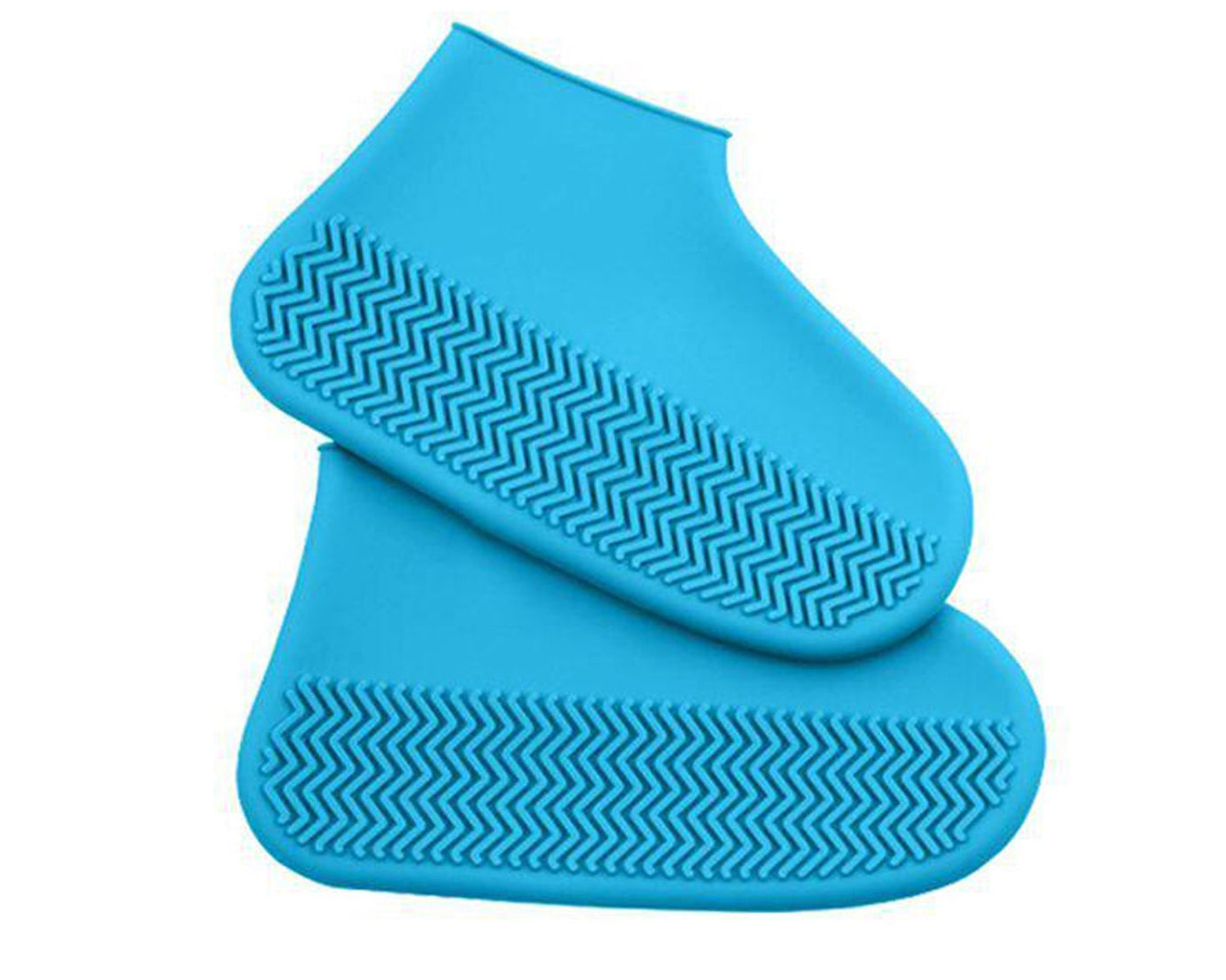 Foldable and waterproof shoe covers with anti-skid feature