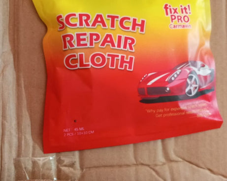Nano Magic Car Scratch Remover Cloth, Multipurpose Scratch Repair Cloth, Cloth for Car Paint Scratch Repair, Easy to Repair Slight Scratches on the Surface Polishing Repeatable Use for All Kinds of Car (45 ML Repair Solution, 2 Gloves, 2 nano Cloth)