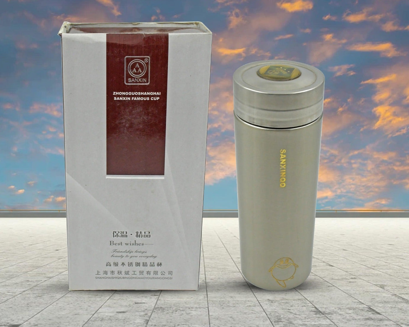 12517 Vacuum Insulated Stainless Steel Flask, Water Beverage Travel Bottle, BPA Free, Leakproof, Portable For office/Gym/School (1 Pc)