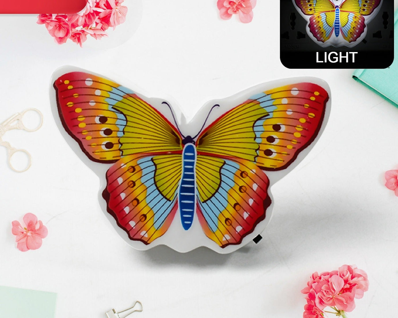 Night Light Comes with 3D Illusion Design Suitable for Drawing Room, Lobby, Energy-Saving, Light LED Decorative Night Light (1 Pc)
