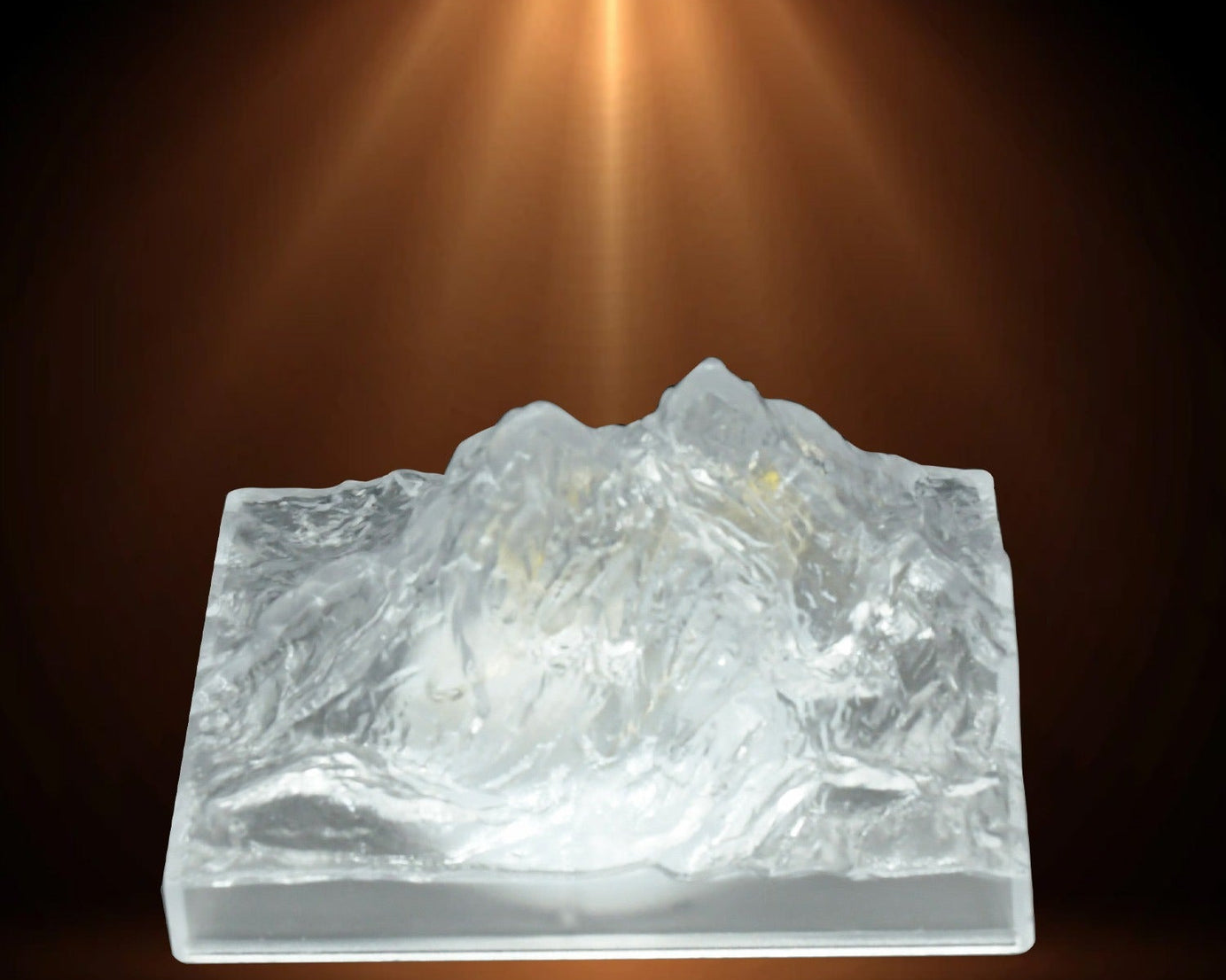 Unique Plastic Night Light: Flameless LED (Iceberg Design, Gift)