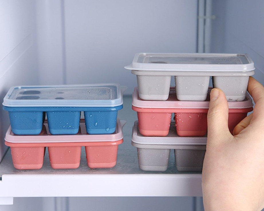 8242 6 Grid Silicone Ice Tray Used In All Kinds Of Places Like Household Kitchens For Making Ice From Water And Various Things And All With Color Box (1 Pc)