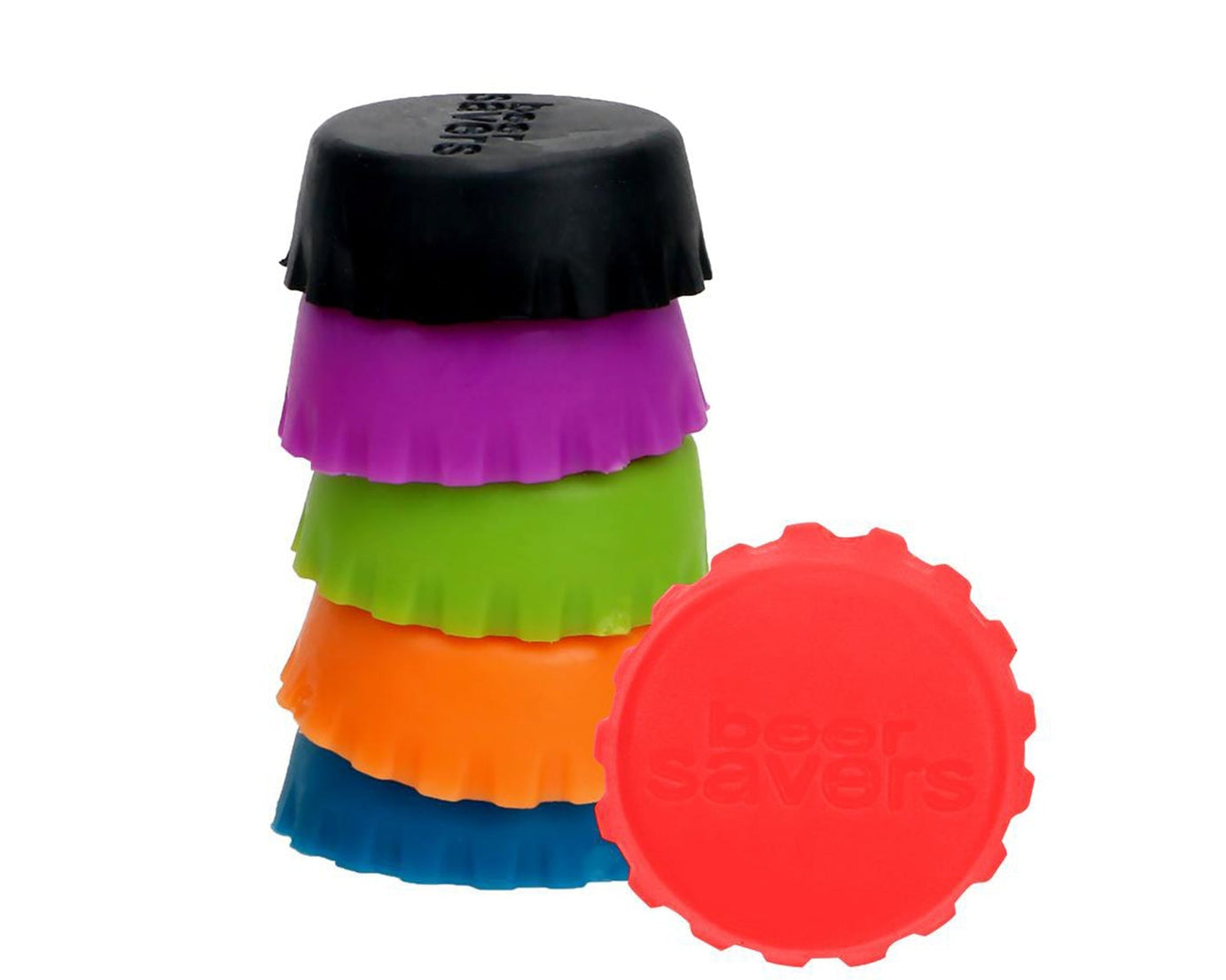 Colorful bottle caps