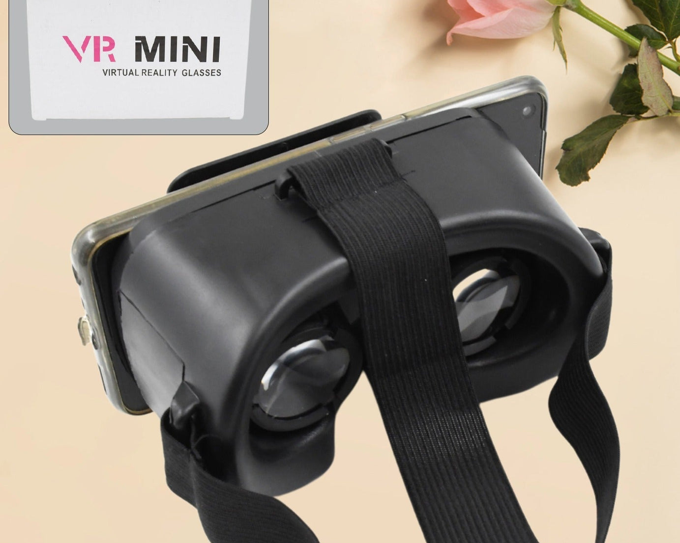 3D VR Glasses Virtual Reality Goggles Headset for All Smartphone VR Goggles-For 3D VR Movies Video Games (1 Pc)