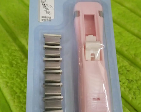 Portable Paper Clamp With 8 Pcs Clip Dispenser Handheld Paper Fast Clam (1 Set)