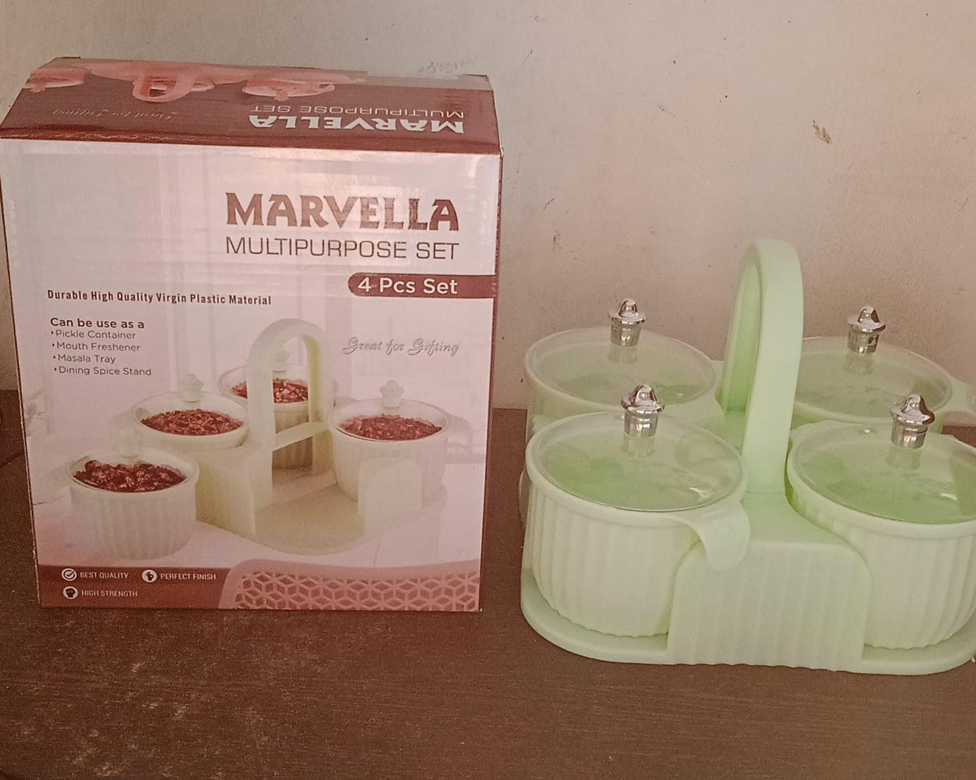 Multipurpose Plastic Storage Container Set: Kitchen Jars, Spices, Cookies