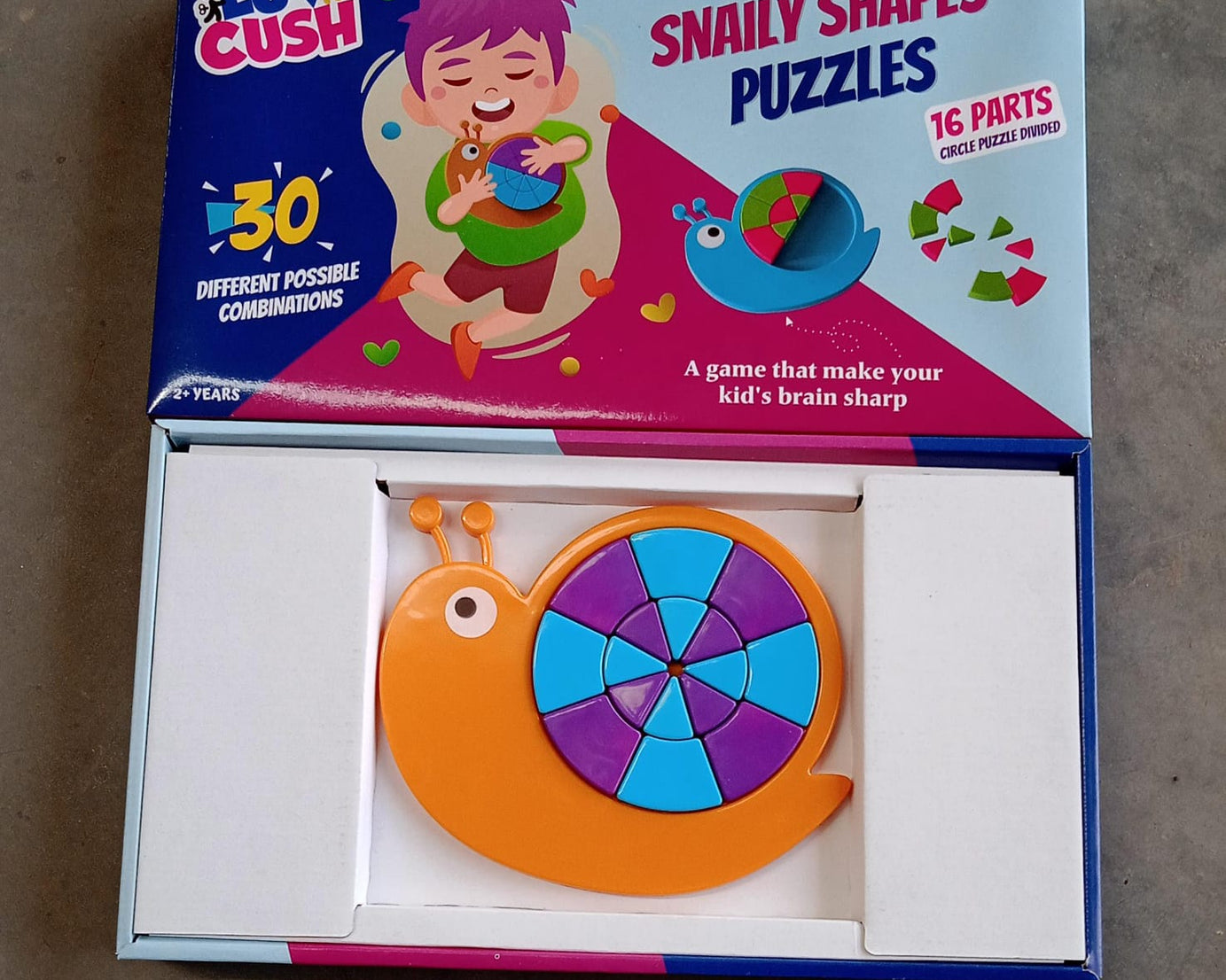 Toys Snail Puzzle Kids, Mini Travel Puzzle Games & Pre School Toys Develops Motor & Reasoning Skills STEM Educational Toy, Birthday Gifts 3 - 6 Year kids, Brain Games for Kids, Building Blocks for Kids (Mix Color)