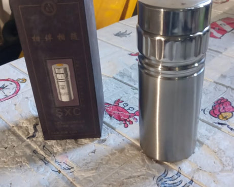 12522 Vacuum Insulated Stainless Steel Flask Water Bottle/ Cup, Water Beverage Travel Bottle, Leak Proof, Rust Proof, Cold & Hot | Leak Proof | Office Bottle | Gym | Home | Kitchen | Hiking | Trekking (1 Pc)