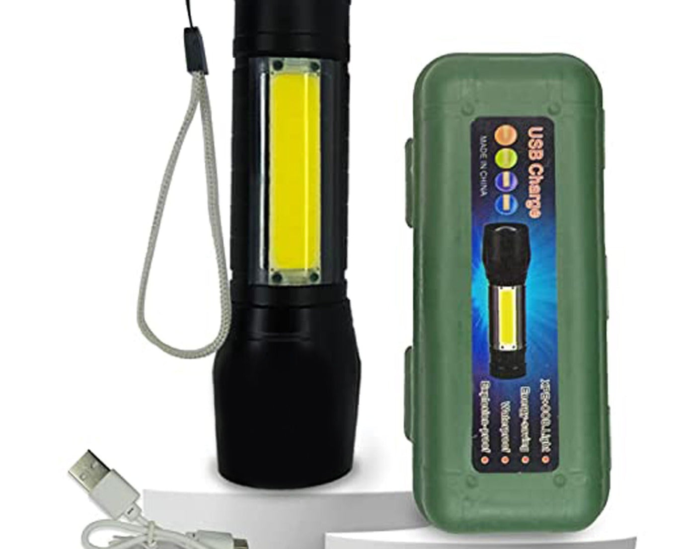 Long range LED torch