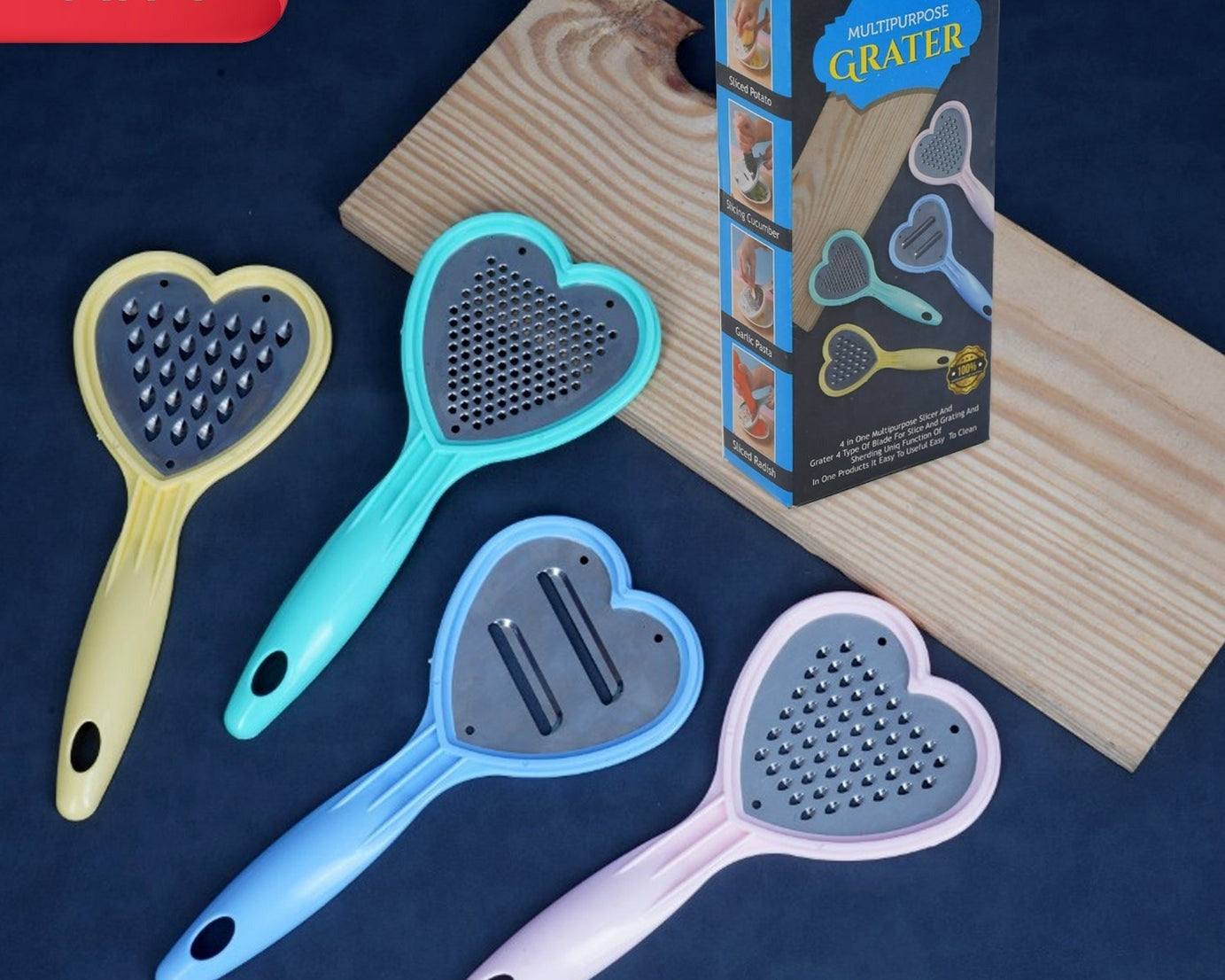 Grater slicer set for fruits and vegetables