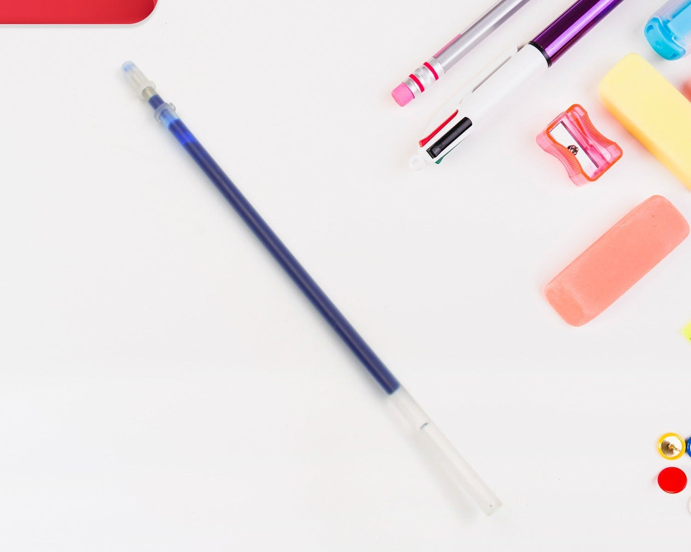 Blue Pen Refill All Round Ball Pen Refill Smooth Writing Pen Refill all Pen Suitable (1 Pc)