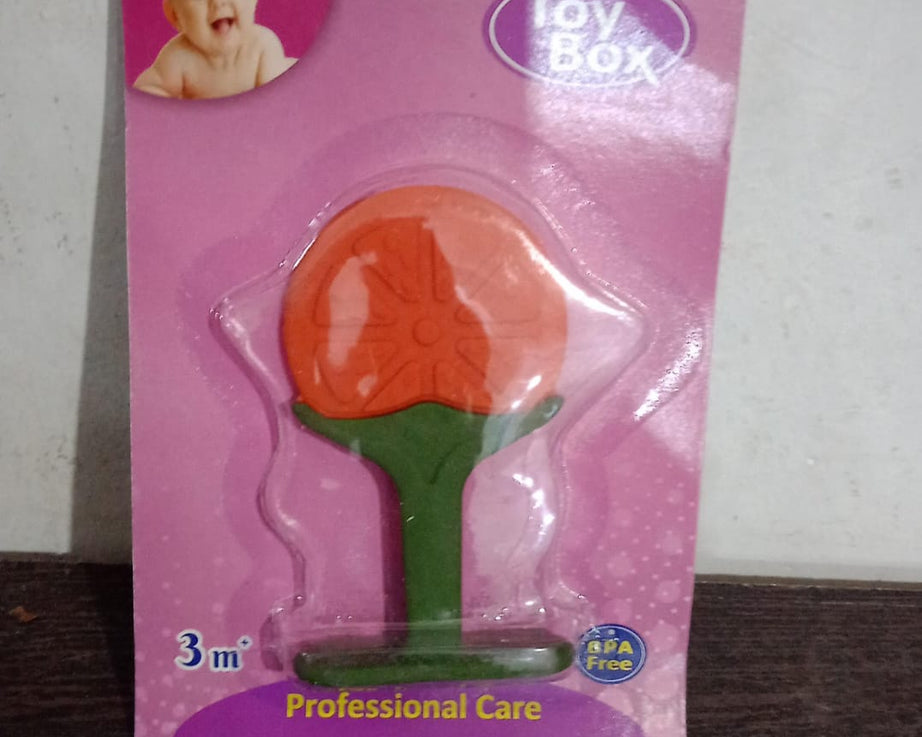 Bright silicone teether