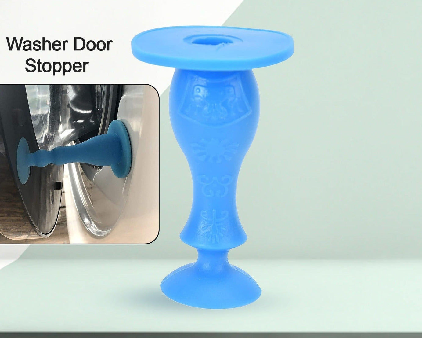 Multifunction Washer Door Stopper, Rubber Front Load Washing Machine Door Holder Prop for Family Use, Washing Machine Accessory